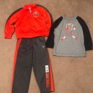 Boys 4t Nike Jogging Suit & Gymboree Shirt
